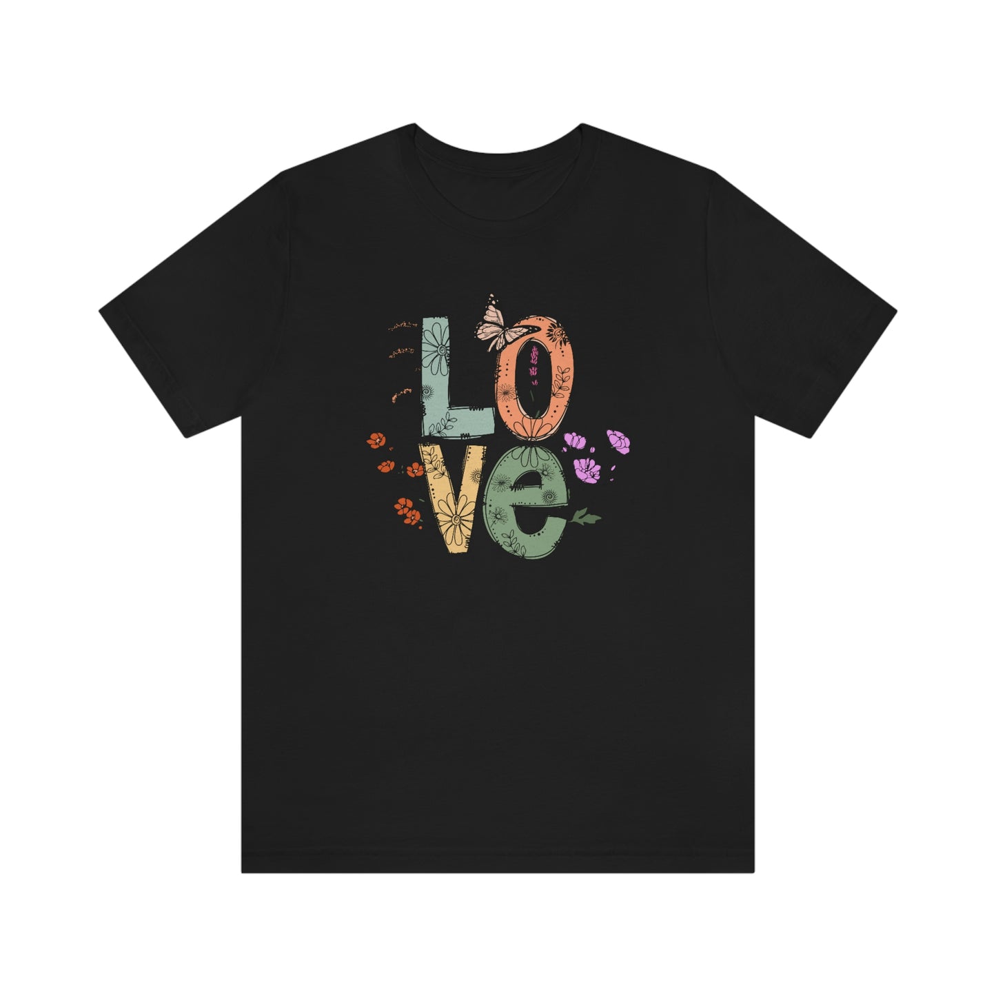 NWT - Wildflowers Love Unisex Jersey Short Sleeve Tee