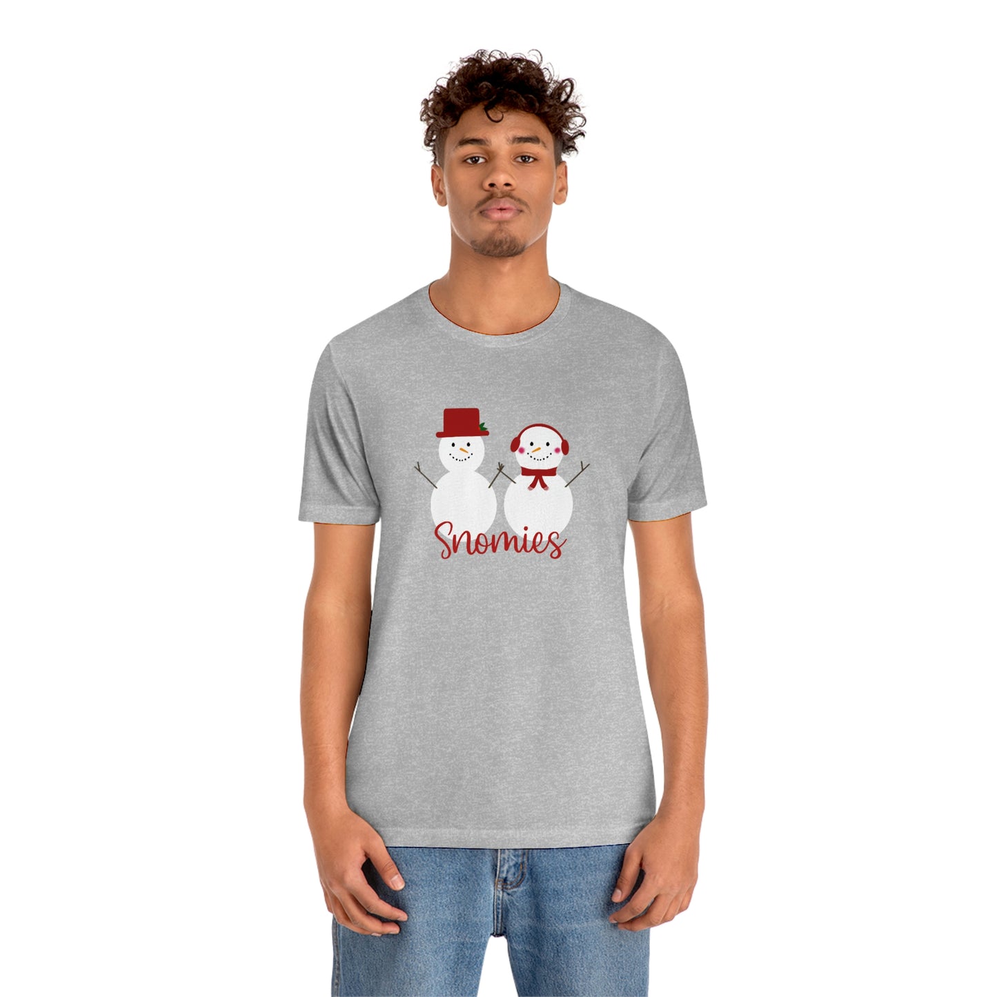 Holiday Red Snomies Unisex Jersey Short Sleeve Tee