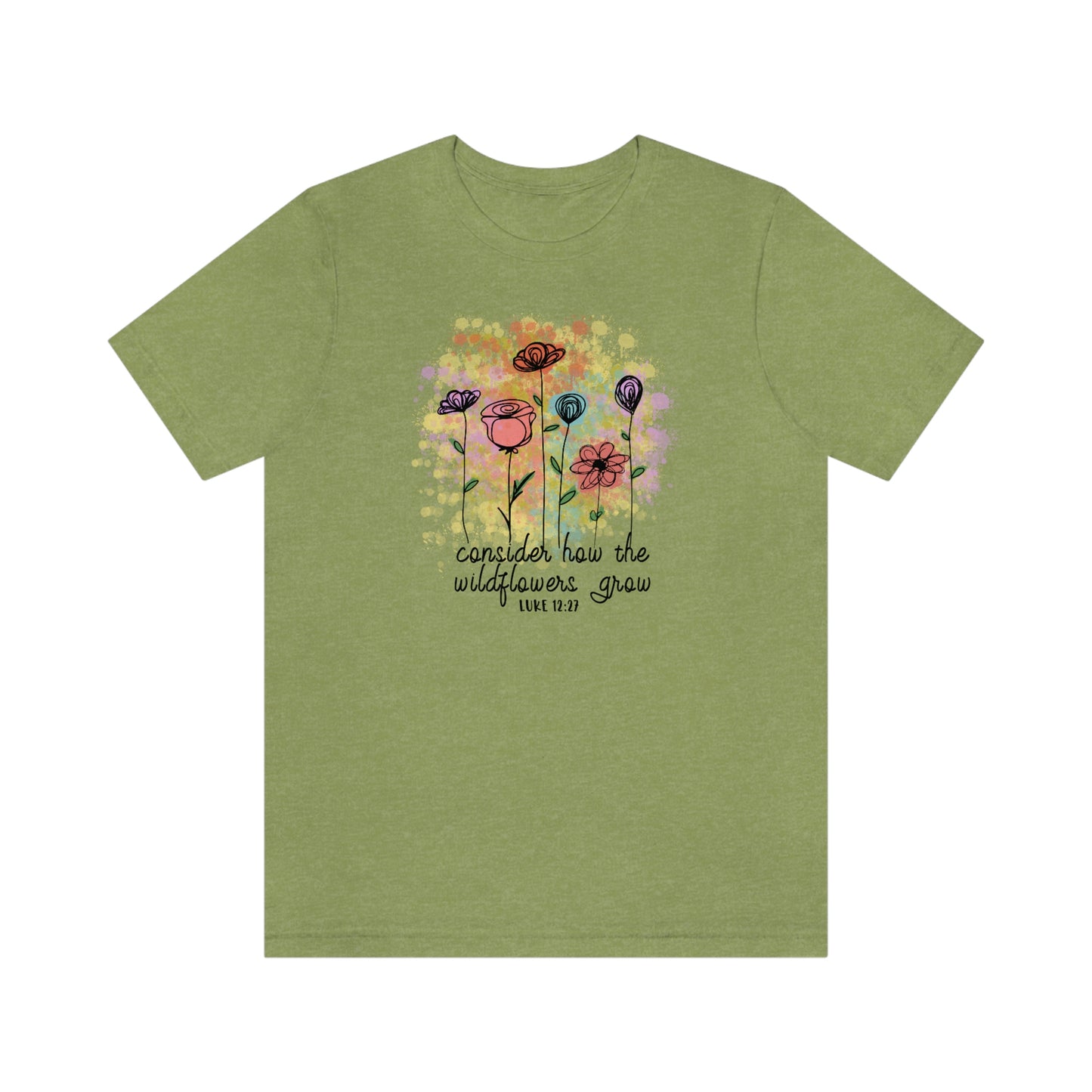 NWT - Wildflowers Grow Unisex Jersey Short Sleeve Tee