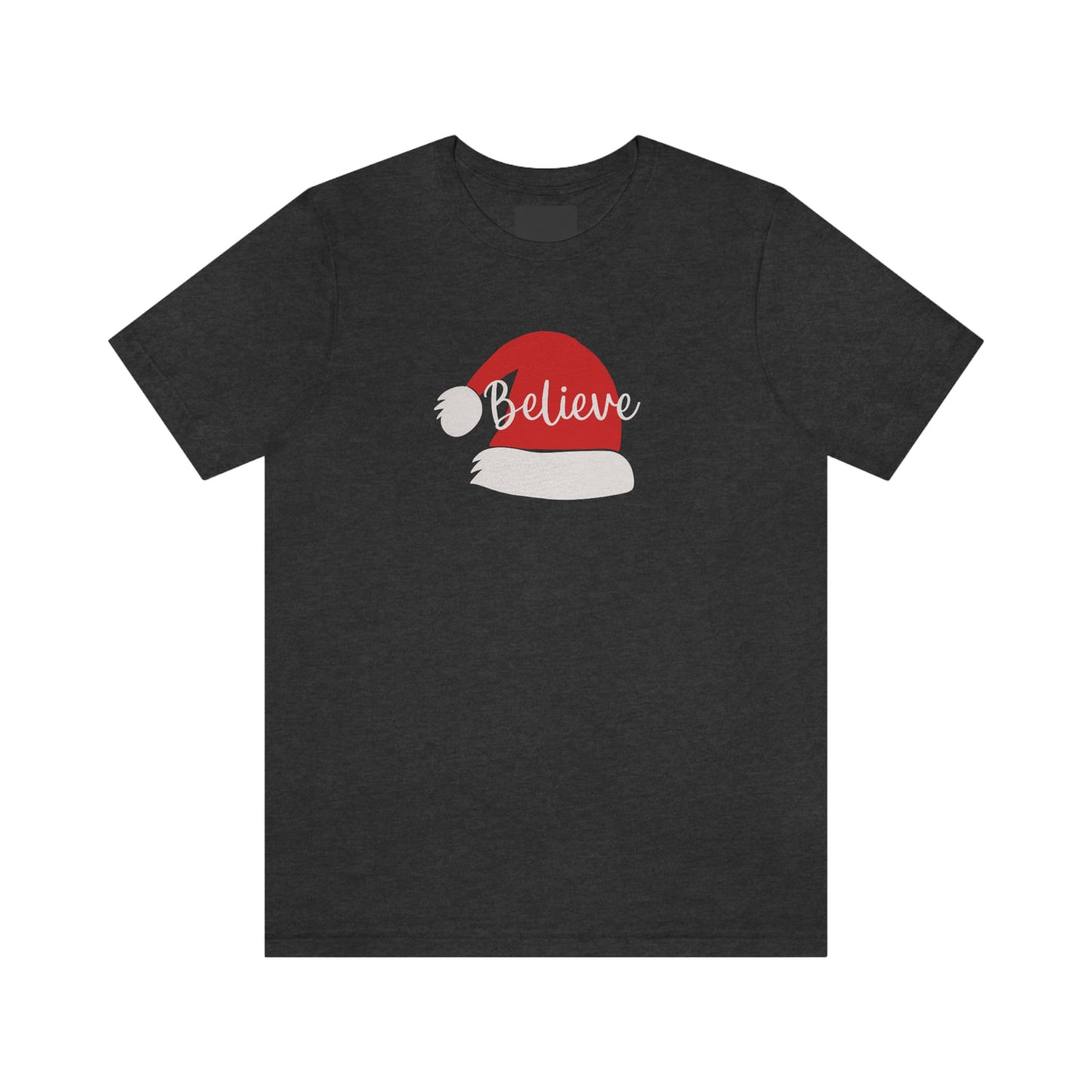 Holiday Santa Hat Unisex Jersey Short Sleeve Tee