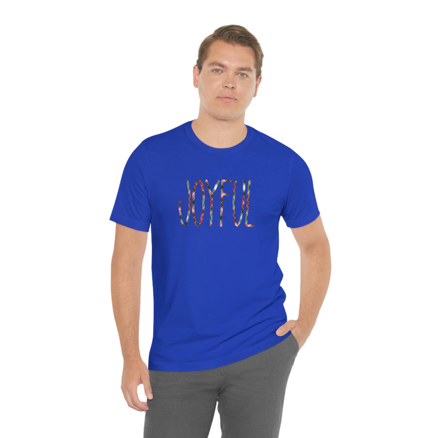 Holiday Joyful Unisex Jersey Short Sleeve Tee