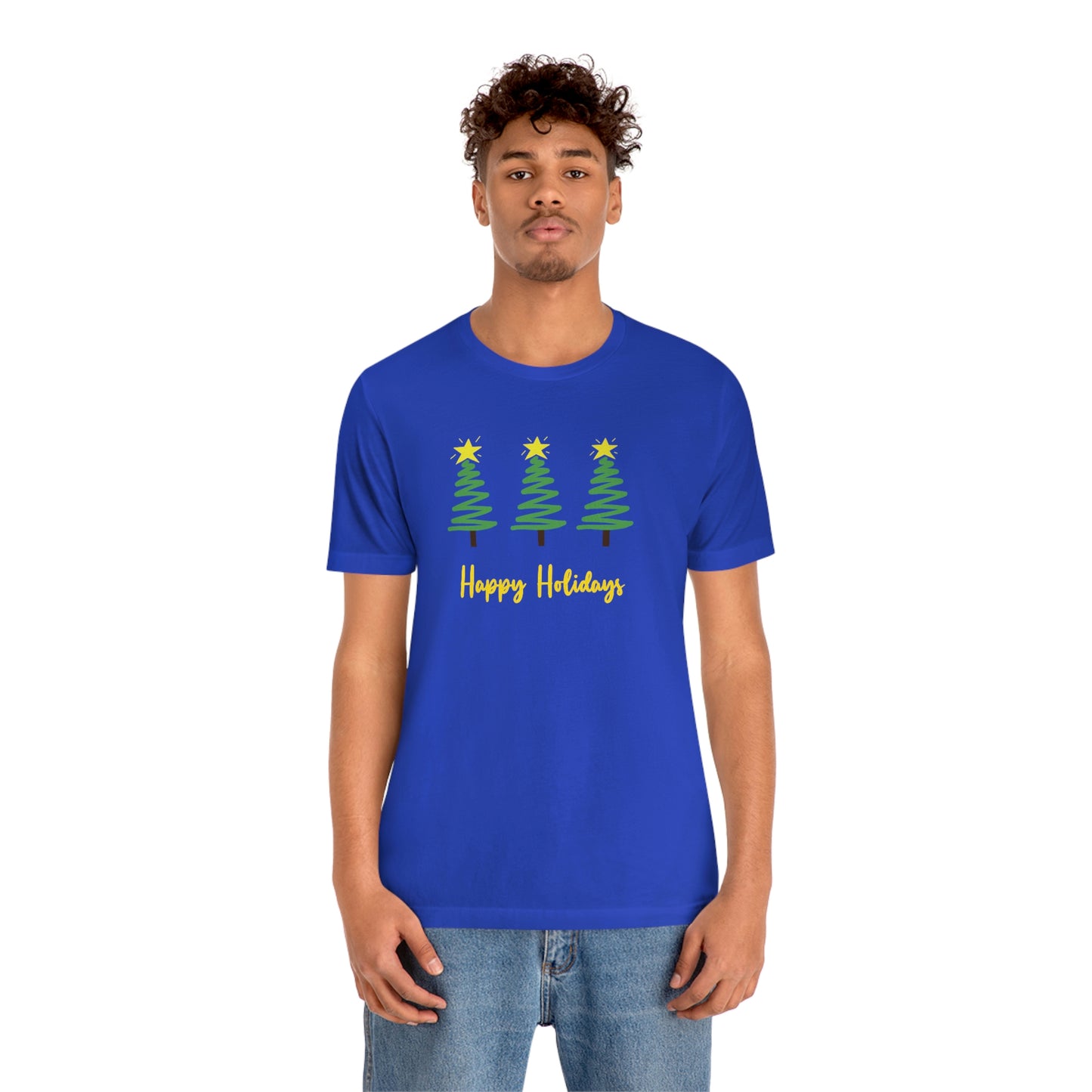 Holiday Happy Holidays Unisex Jersey Short Sleeve Tee