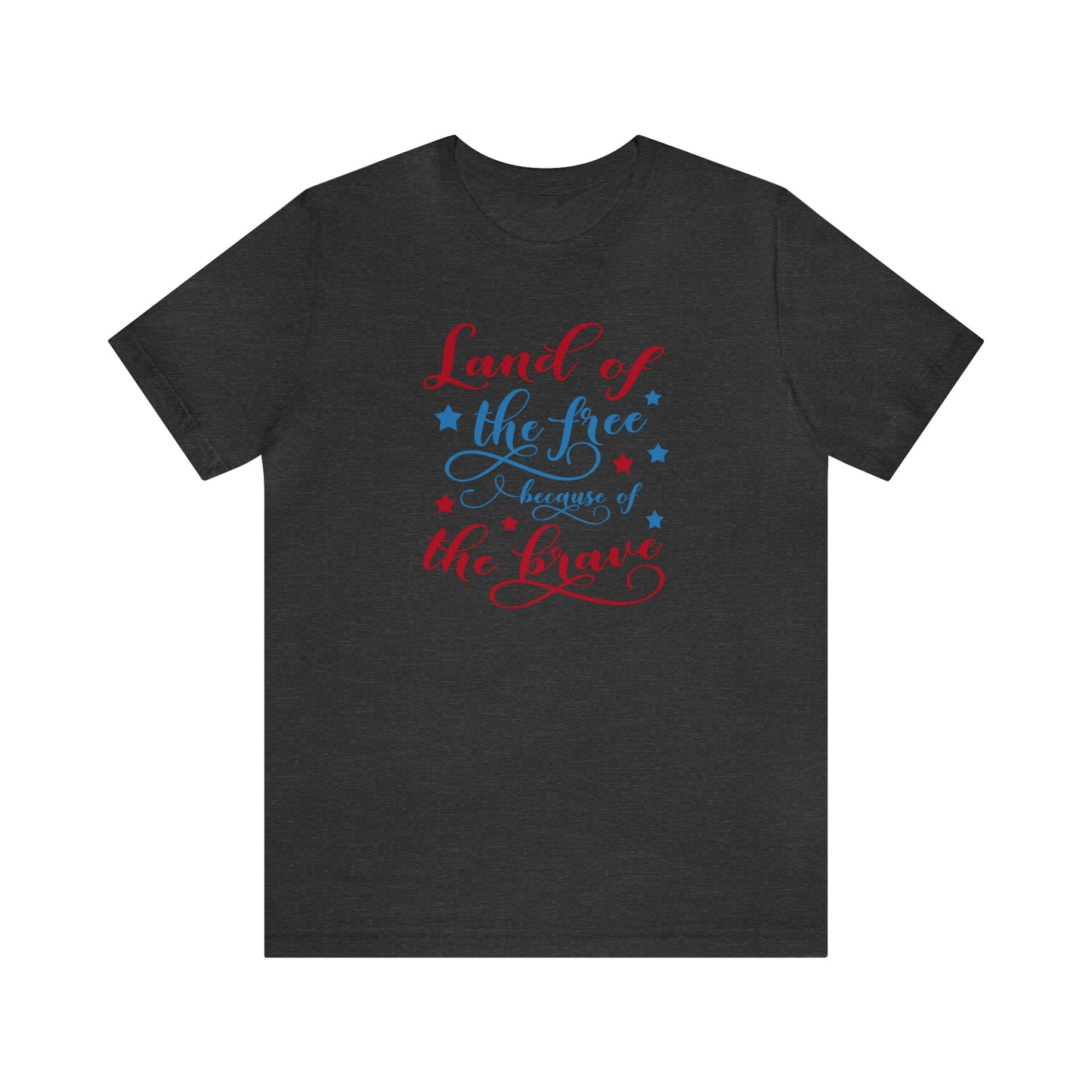 NWT- Land of the Free Unisex Jersey Short Sleeve Tee