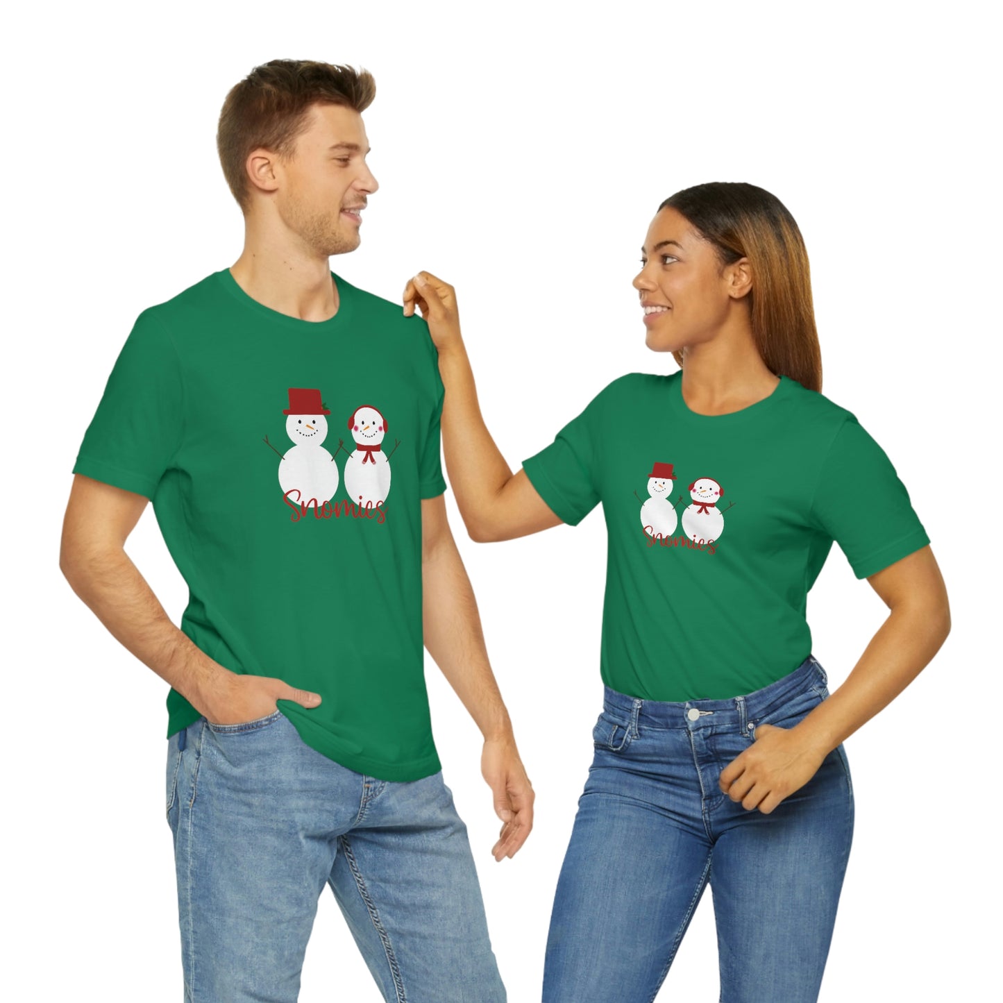 Holiday Red Snomies Unisex Jersey Short Sleeve Tee