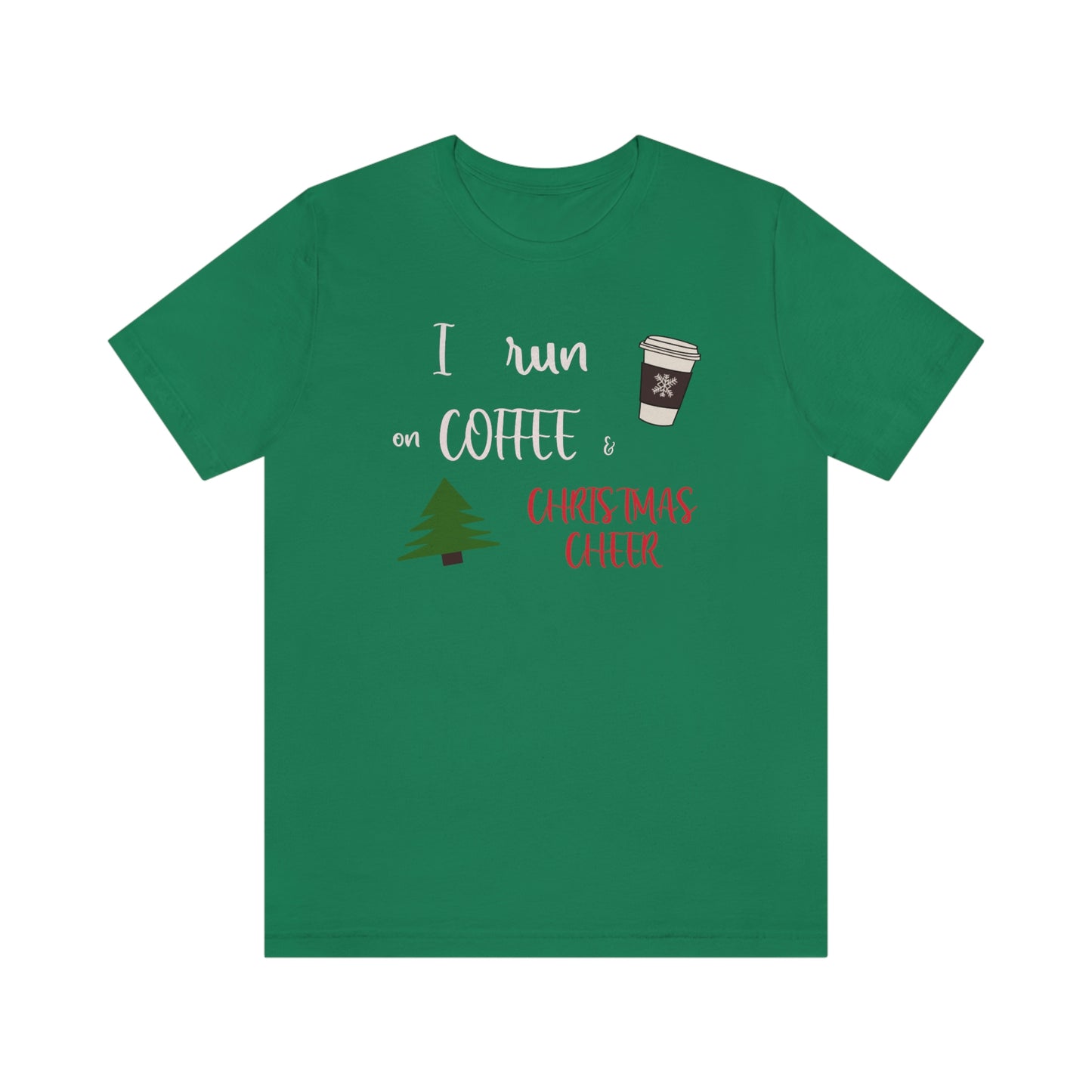 Holiday Coffee and Cheer Unisex Jersey Short Sleeve Tee