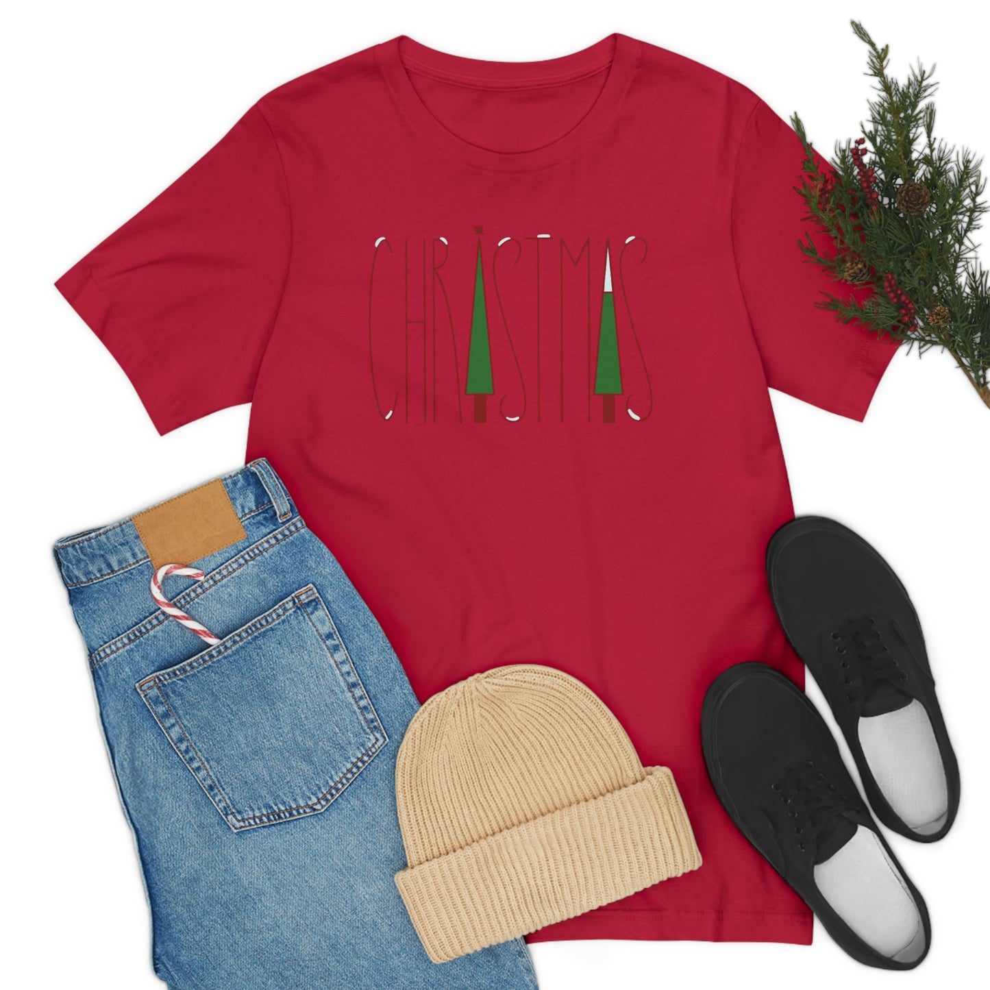 Holiday Christmas Unisex Jersey Short Sleeve Tee