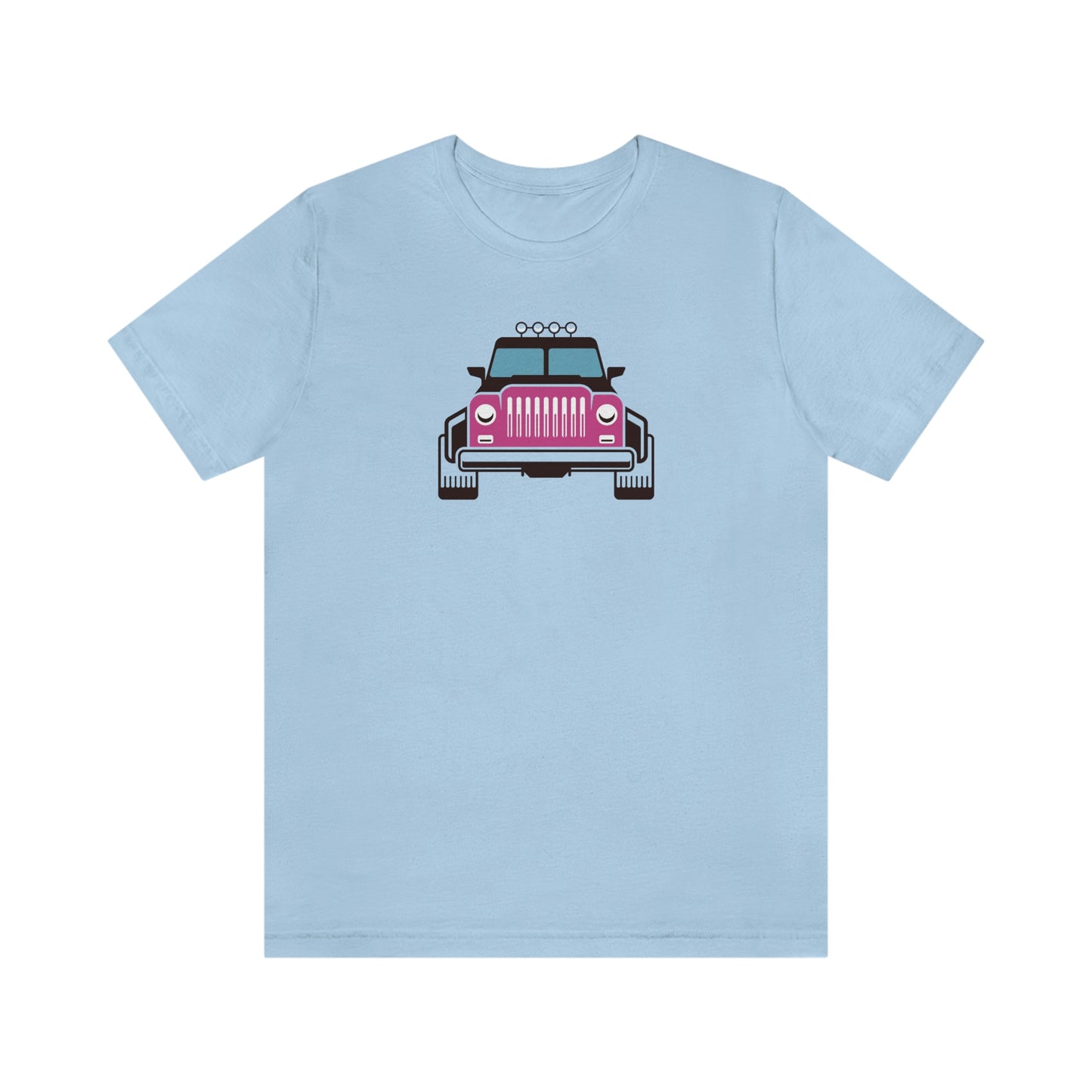 NWT - Pink Jeep Unisex Jersey Short Sleeve Tee