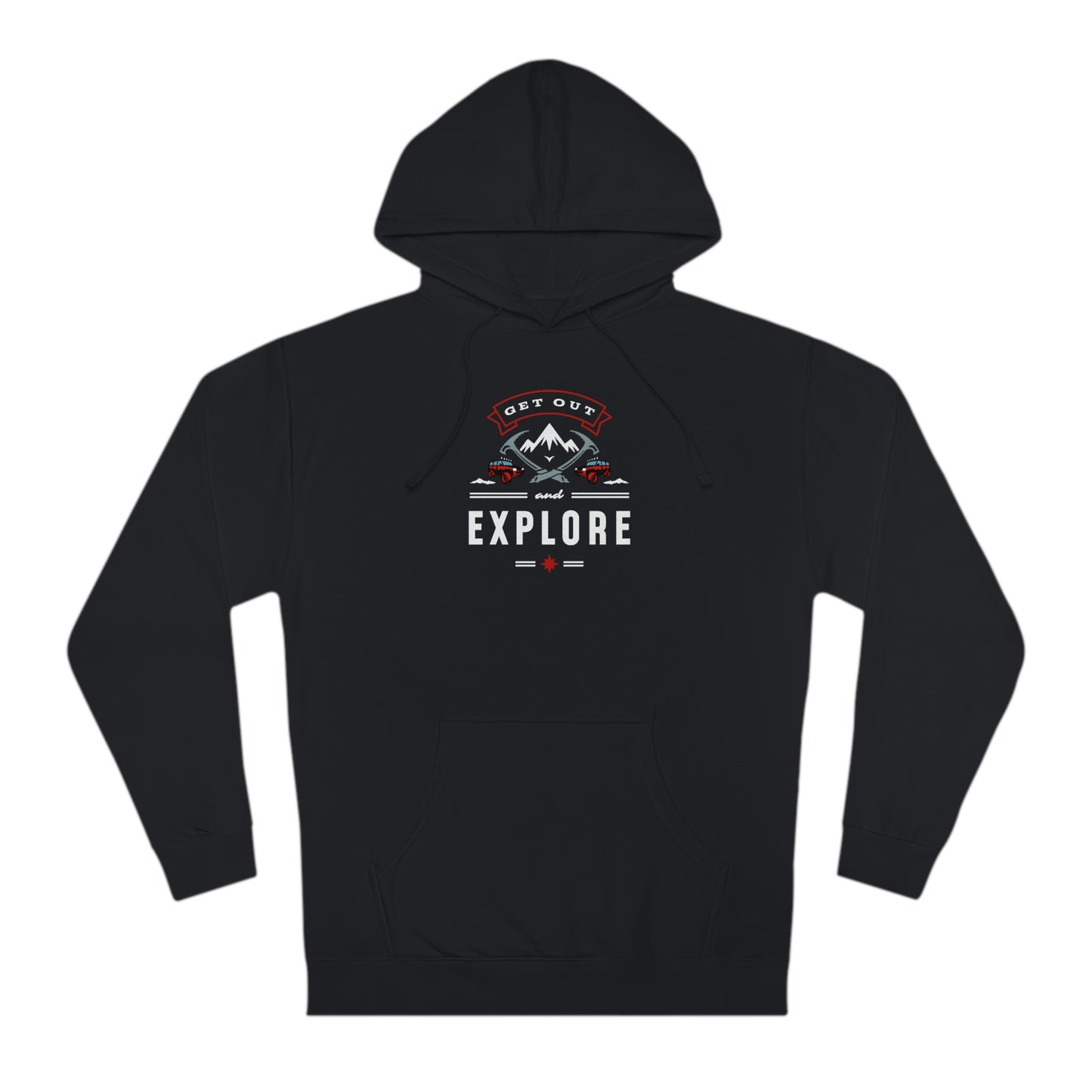 NWT - Get Out and Explore Unisex Hooded Sweatshirt