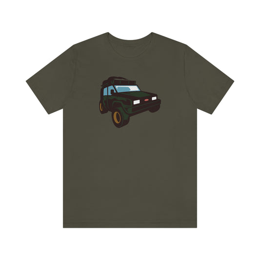 NWT - Dark Green Jeep Unisex Jersey Short Sleeve Tee