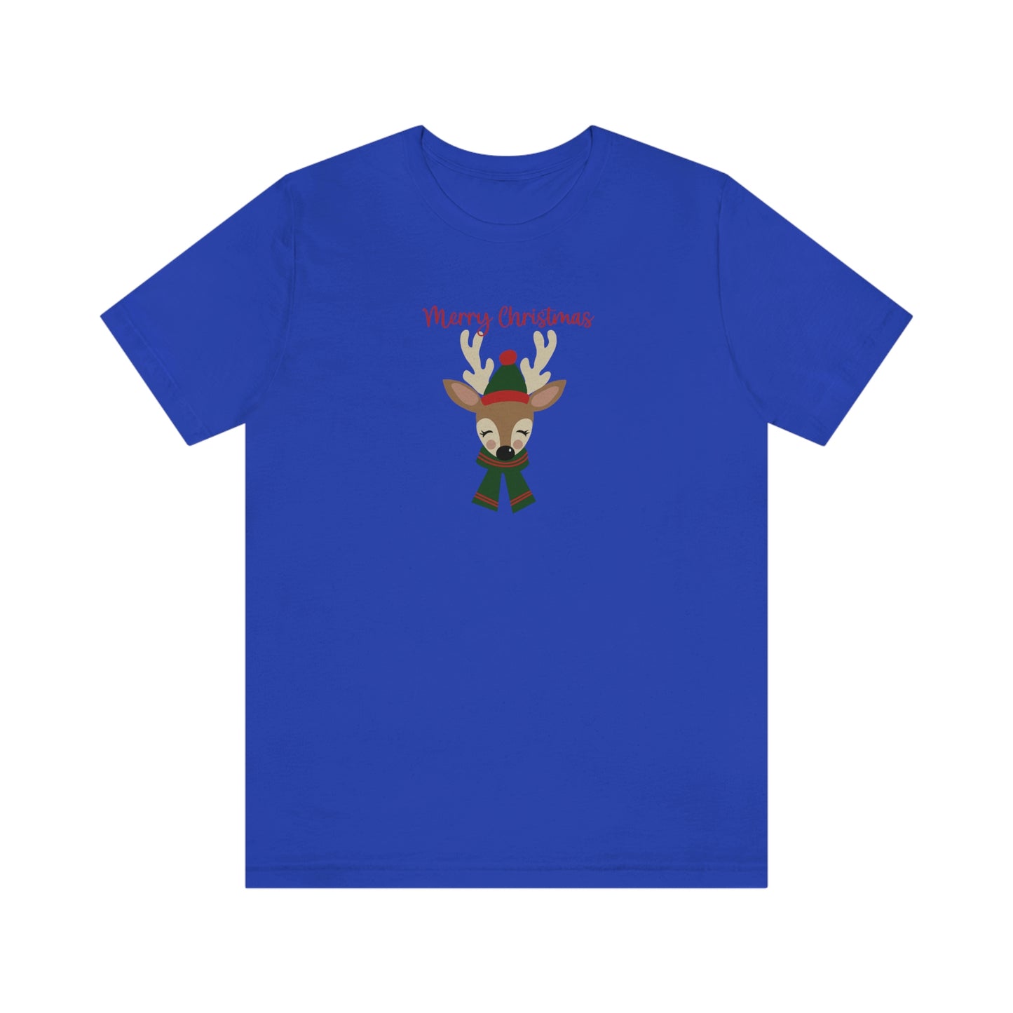 Holiday Reindeer 2 Unisex Jersey Short Sleeve Tee