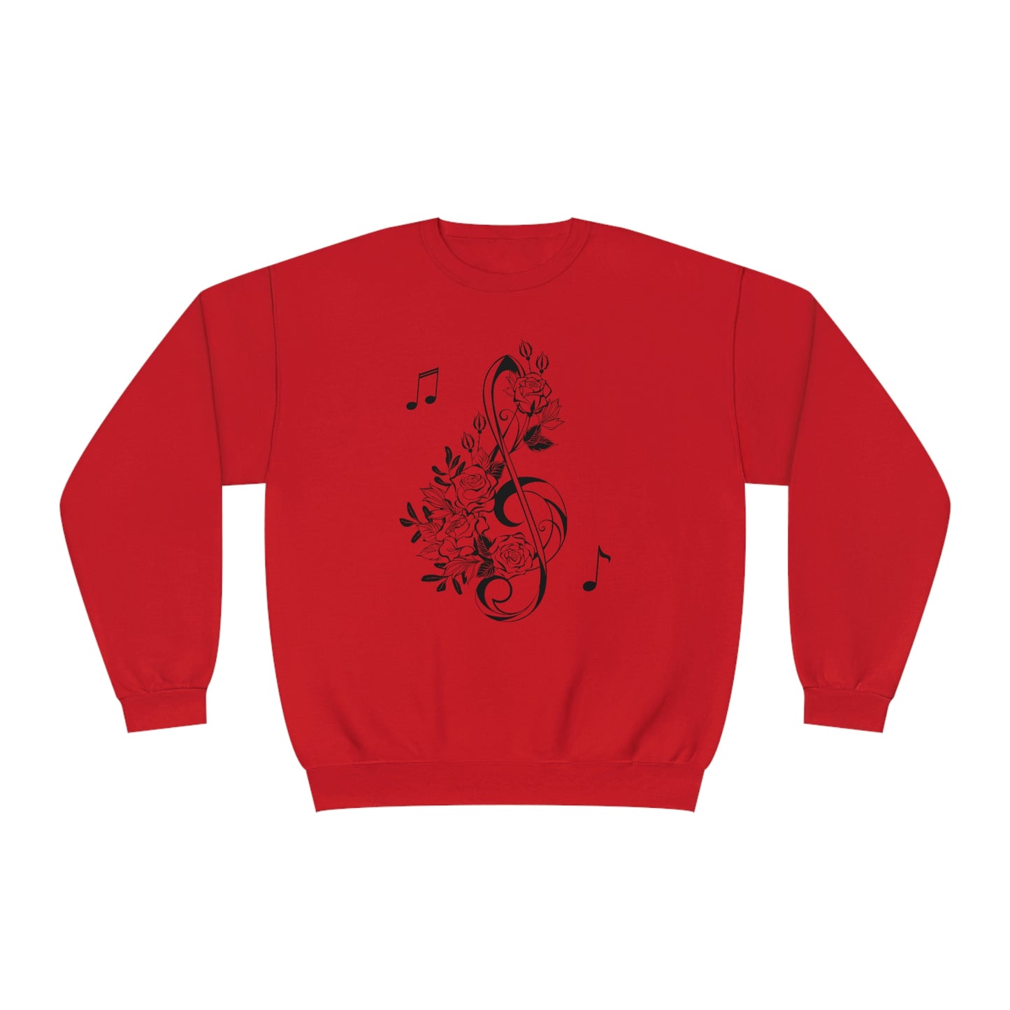 NWT- Music Note Unisex NuBlend® Crewneck Sweatshirt