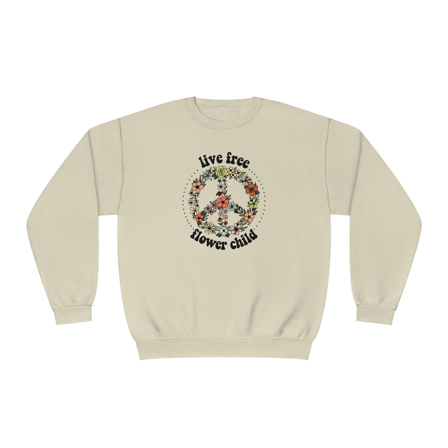 NWT - Wildflowers Flower Child Unisex NuBlend® Crewneck Sweatshirt