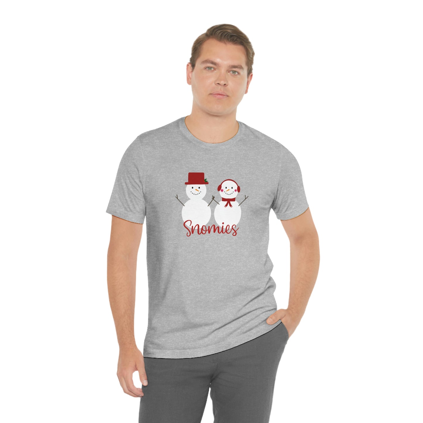 Holiday Red Snomies Unisex Jersey Short Sleeve Tee