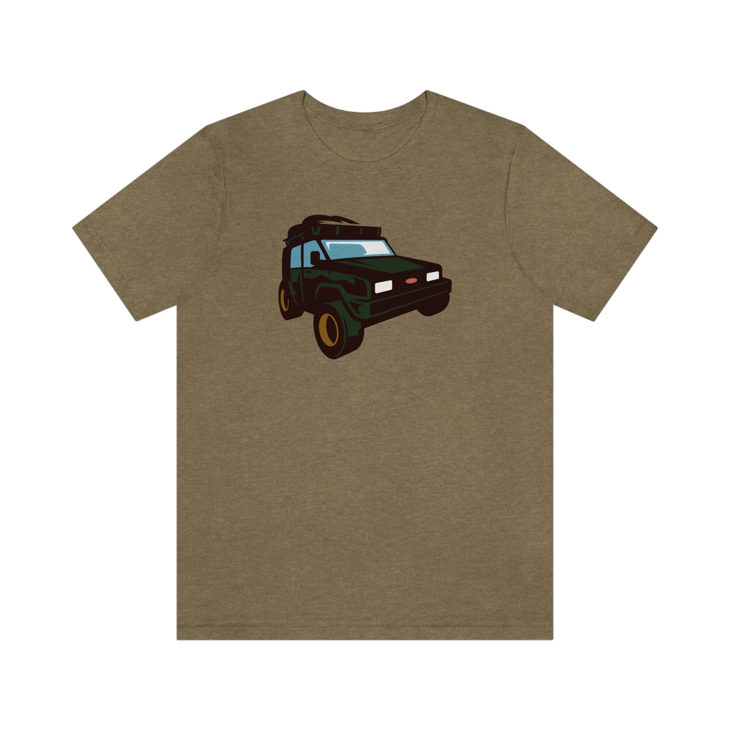 NWT - Dark Green Jeep Unisex Jersey Short Sleeve Tee