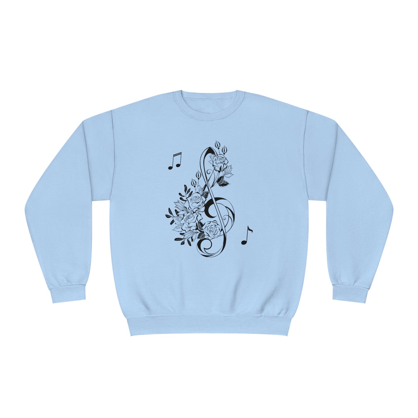 NWT- Music Note Unisex NuBlend® Crewneck Sweatshirt