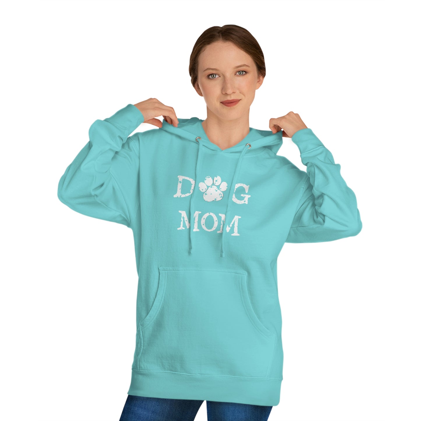 NWT Dog Mom Spot Unisex Hooded Sweatshirt