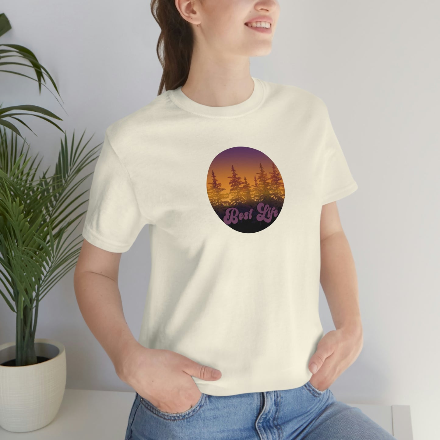 Best Life- Dawn Scene Unisex Jersey Short Sleeve Tee