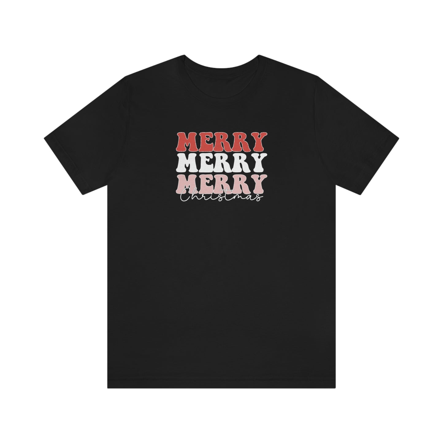 Holiday Merry Merry Merry Unisex Jersey Short Sleeve Tee