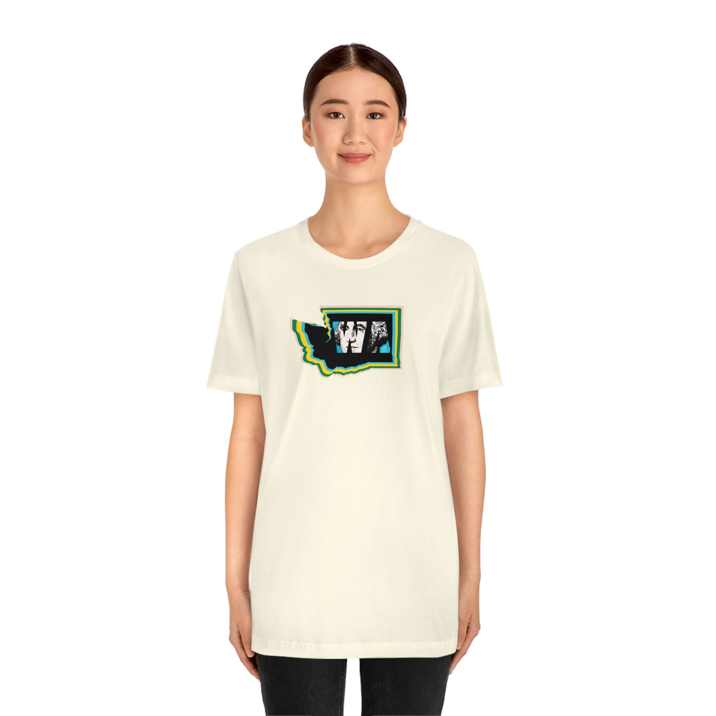 State Love- Washington Unisex Jersey Short Sleeve Tee