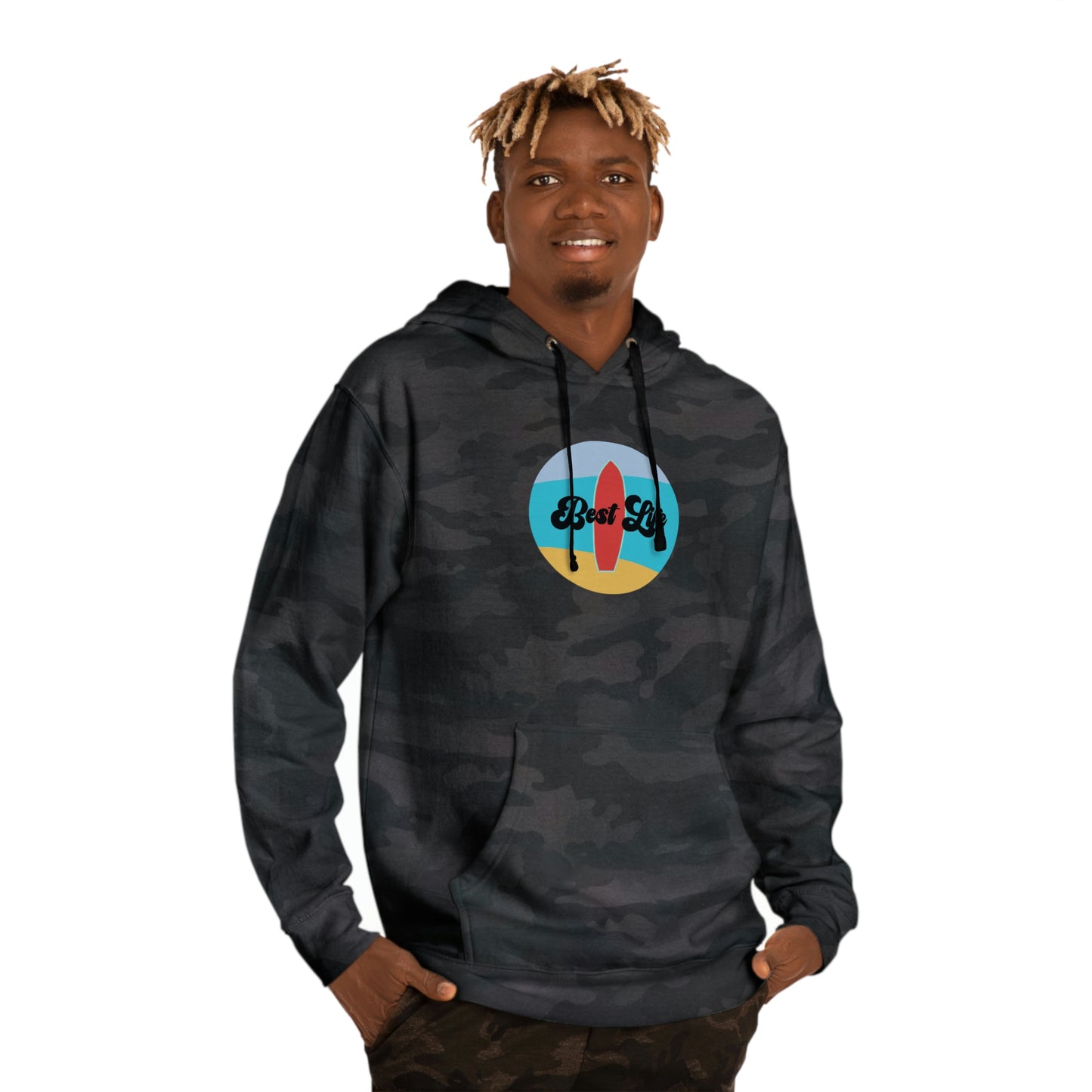 Best Life- Surfing Unisex Hooded Sweatshirt