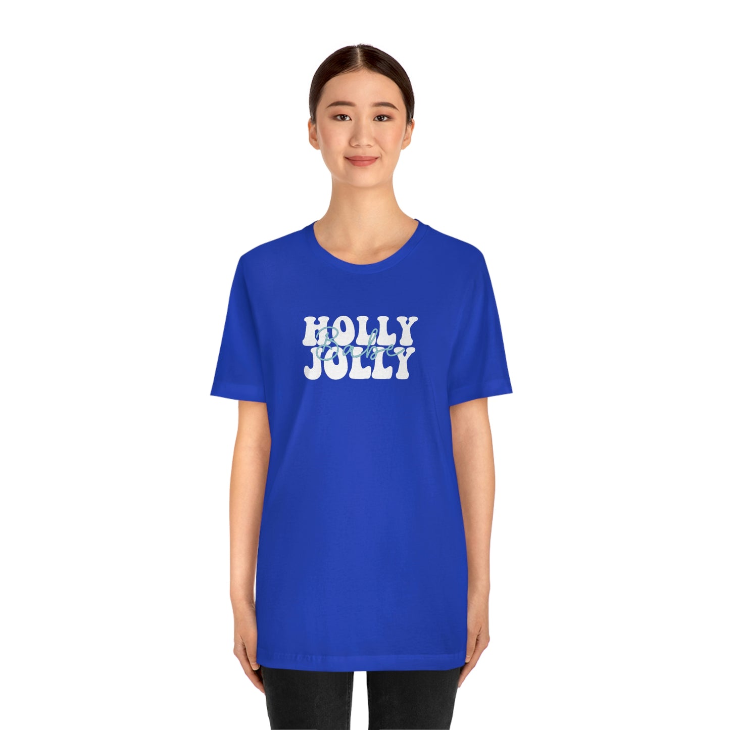 Holiday Holly Jolly Babe Unisex Jersey Short Sleeve Tee