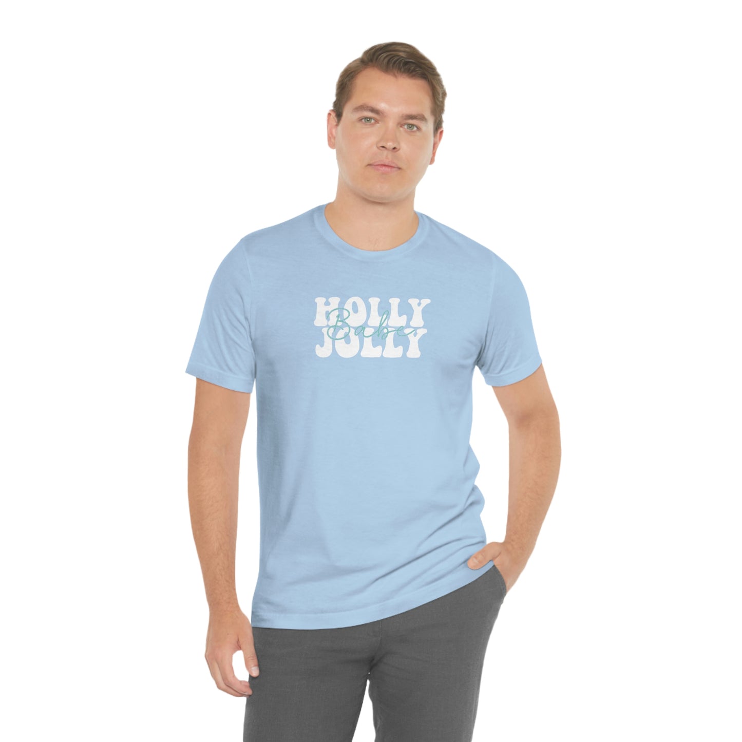 Holiday Holly Jolly Babe Unisex Jersey Short Sleeve Tee