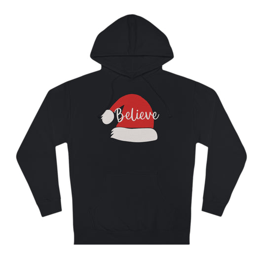 Holiday Santa Hat Unisex Hooded Sweatshirt