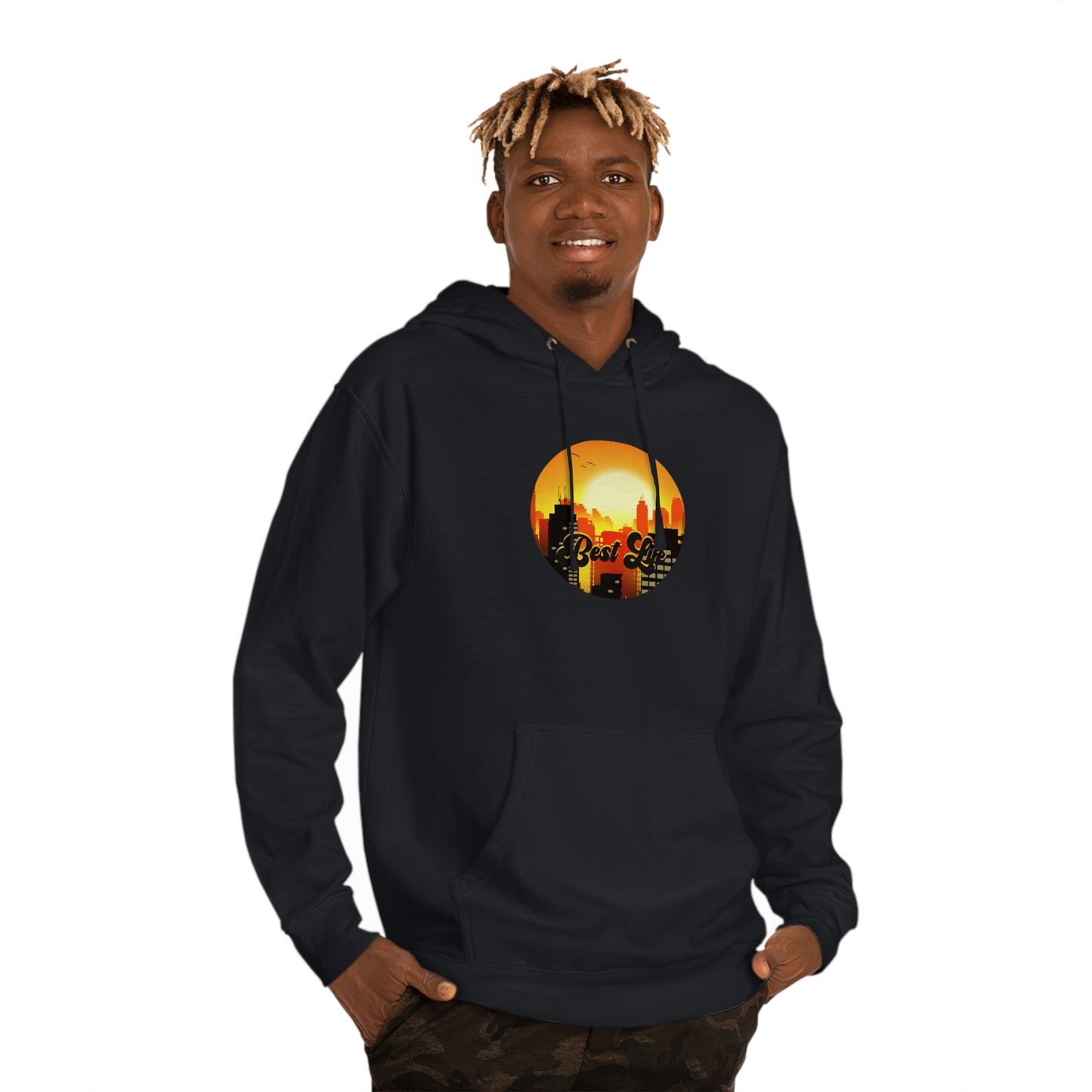 Best Life-Cityscape Unisex Hooded Sweatshirt