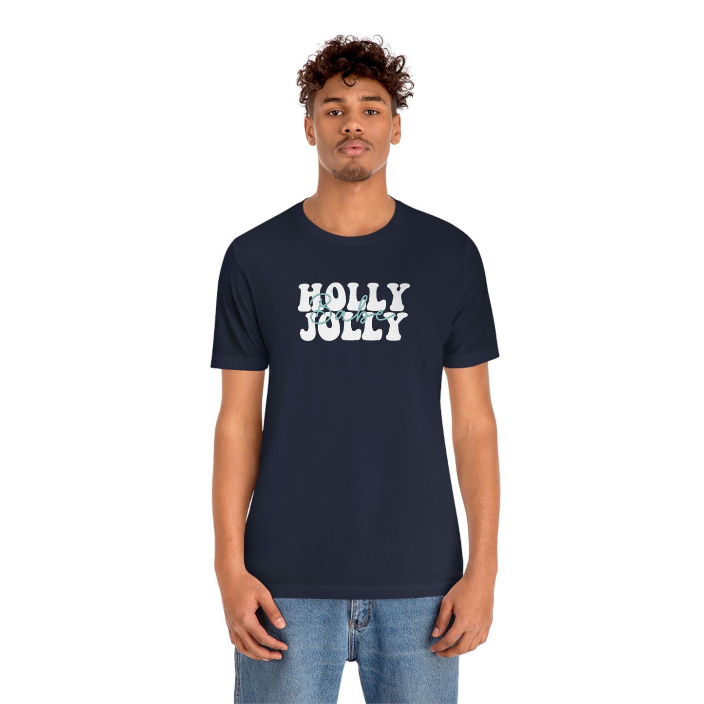 Holiday Holly Jolly Babe Unisex Jersey Short Sleeve Tee