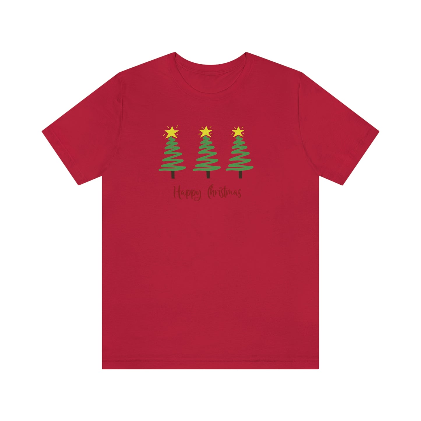 Holiday Happy Christmas Unisex Jersey Short Sleeve Tee