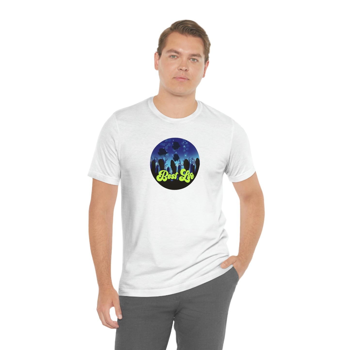 Best Life- Underwater Scene Unisex Jersey Short Sleeve Tee