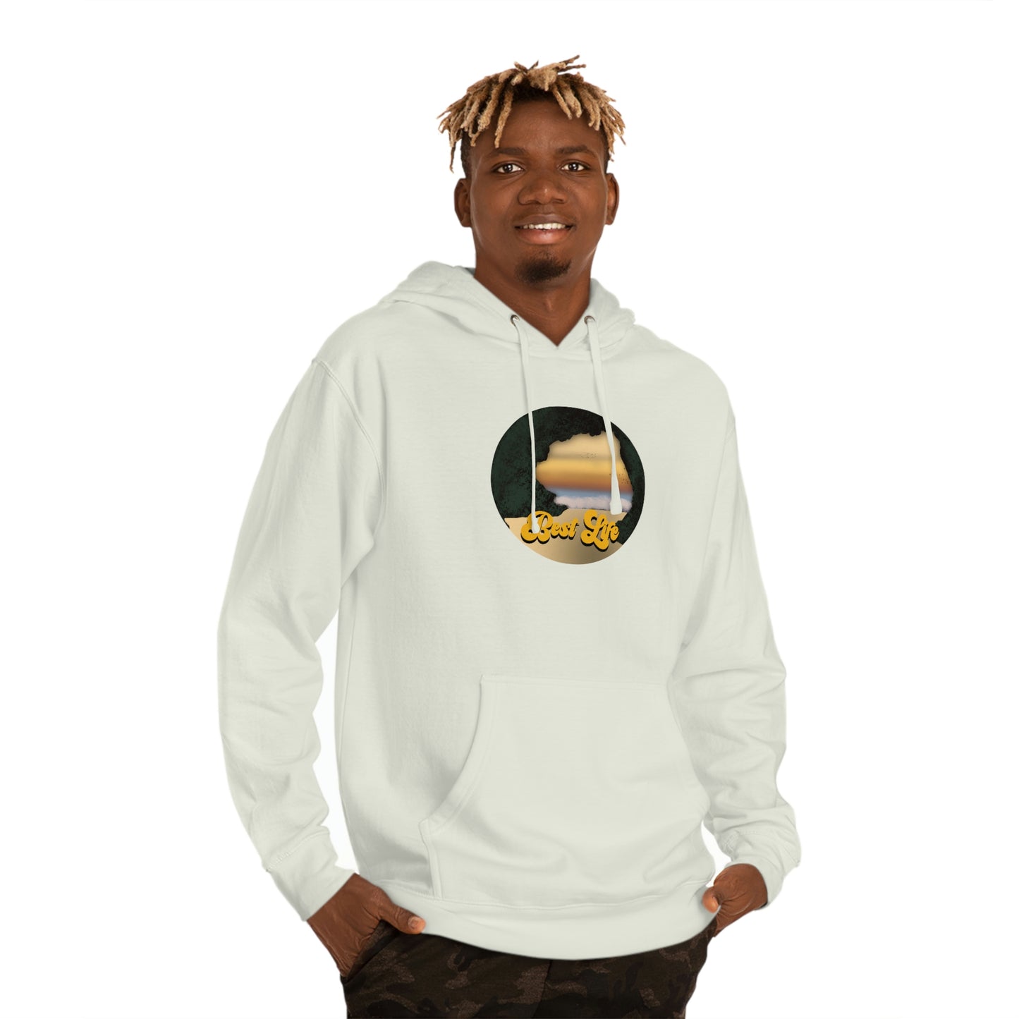 Best Life- Beach Cave Unisex Hooded Sweatshirt