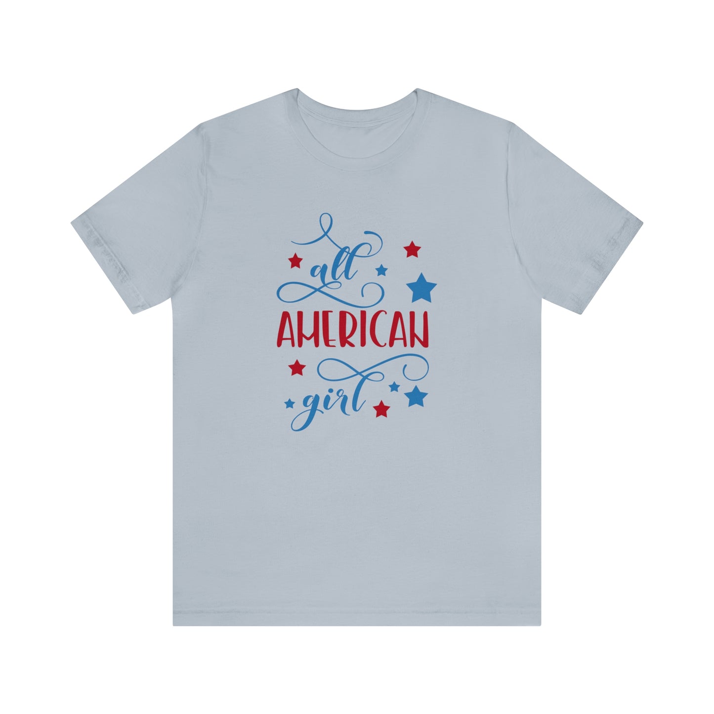 NWT- All American Girl Unisex Jersey Short Sleeve Tee