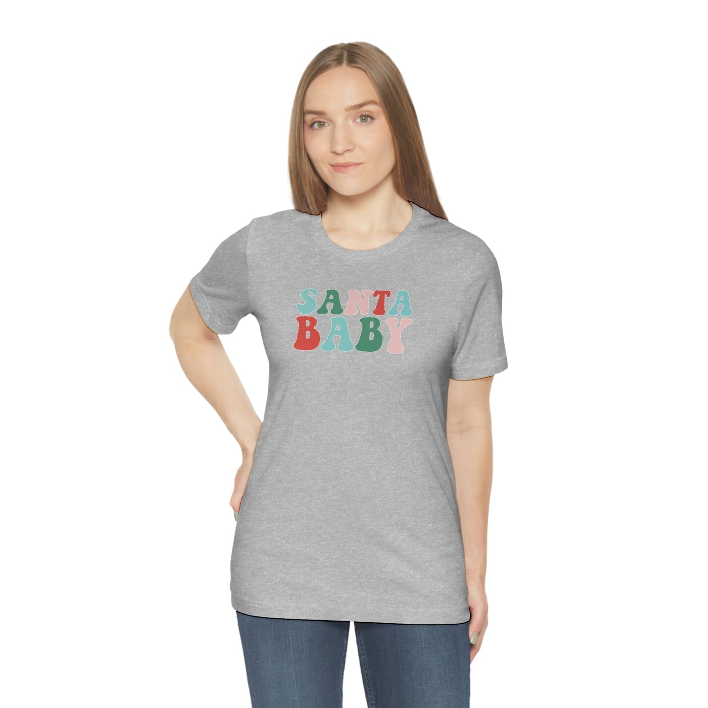 Holiday Santa Baby Unisex Jersey Short Sleeve Tee