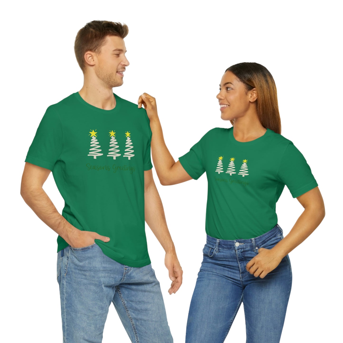 Holiday Seasons Greetings Unisex Jersey Short Sleeve Tee