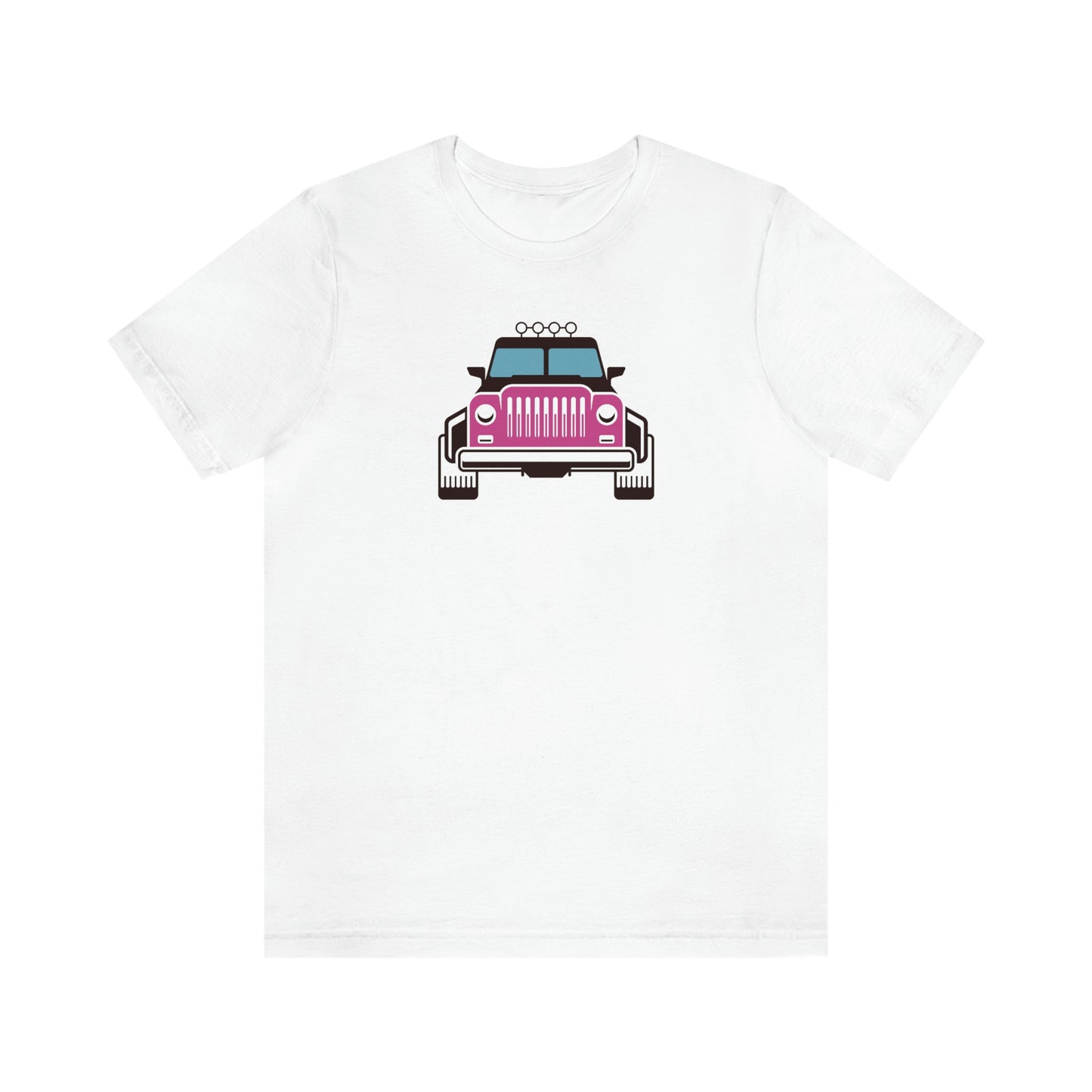 NWT - Pink Jeep Unisex Jersey Short Sleeve Tee