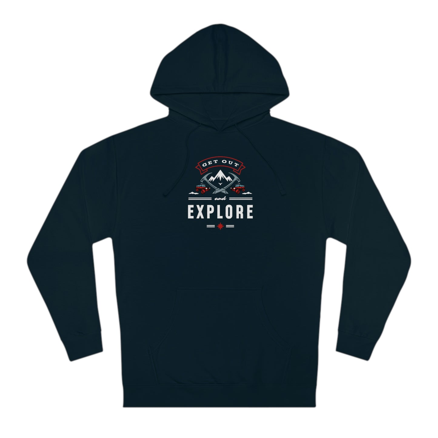 NWT - Get Out and Explore Unisex Hooded Sweatshirt