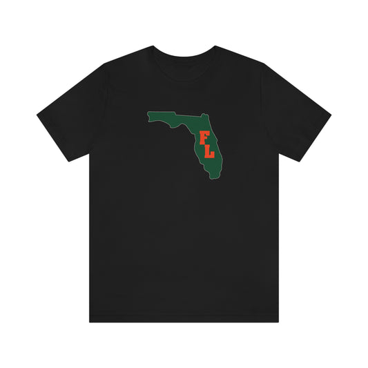 State Love- Florida Canes Unisex Jersey Short Sleeve Tee