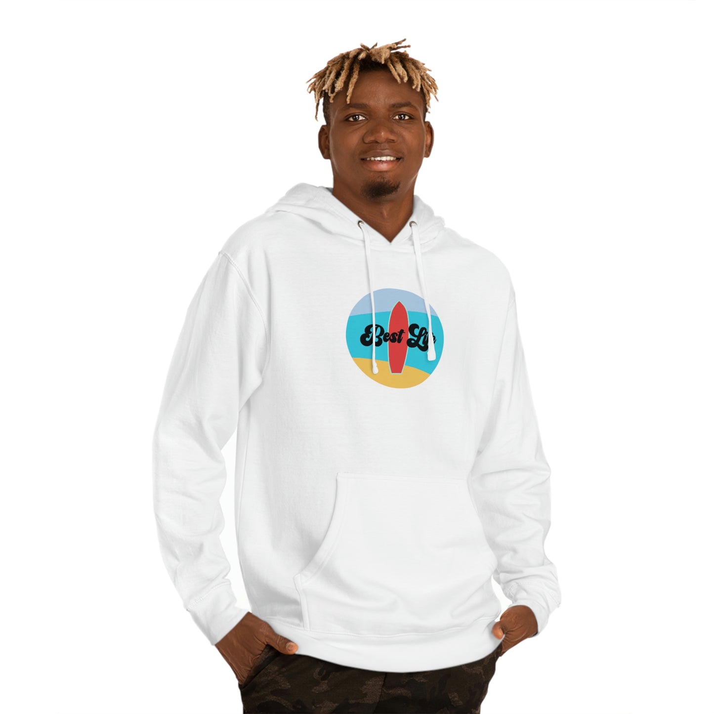 Best Life- Surfing Unisex Hooded Sweatshirt