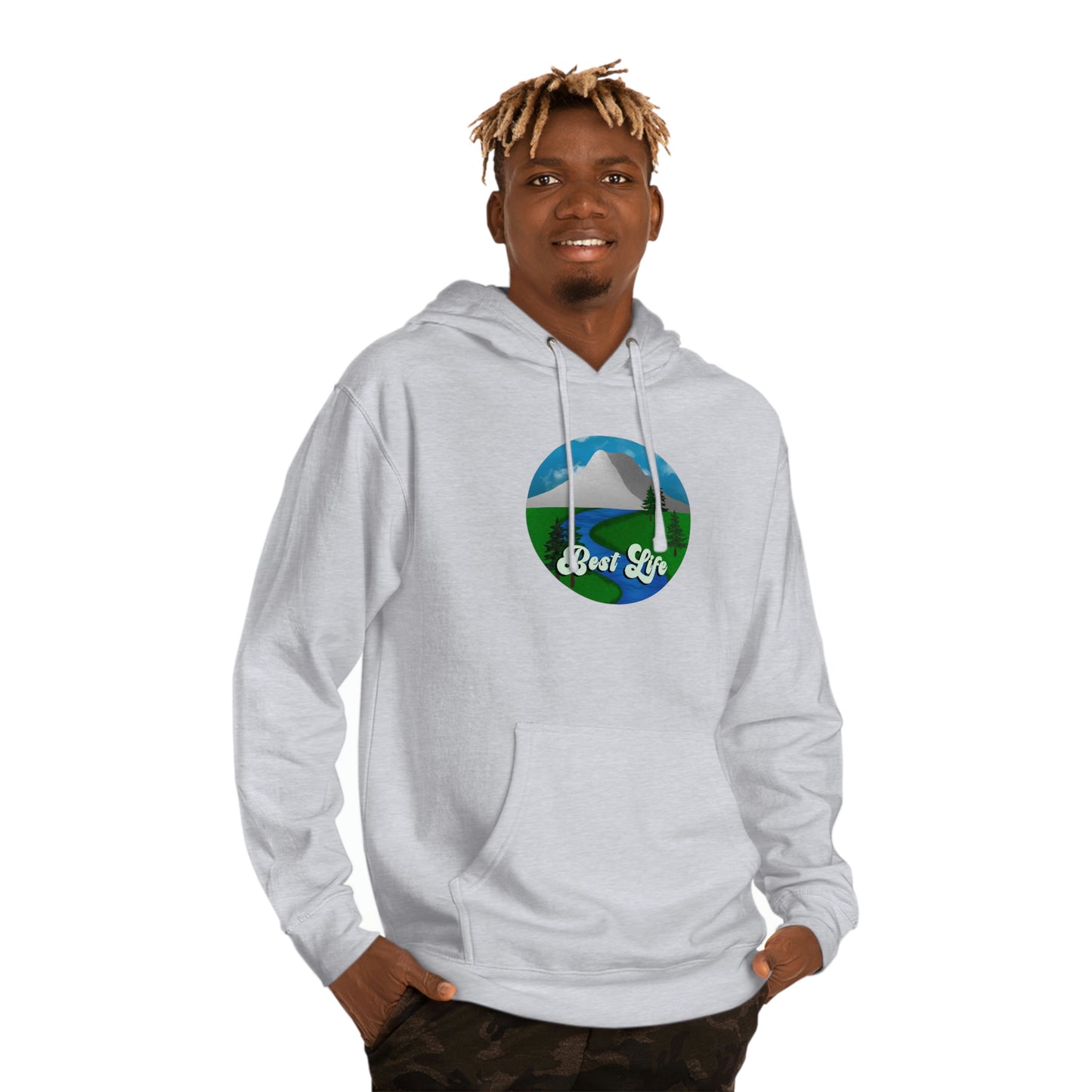 Best Life- River Landscape Unisex Hooded Sweatshirt