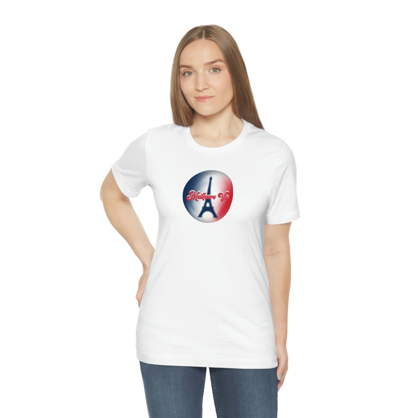 Best Life- Paris French Unisex Jersey Short Sleeve Tee