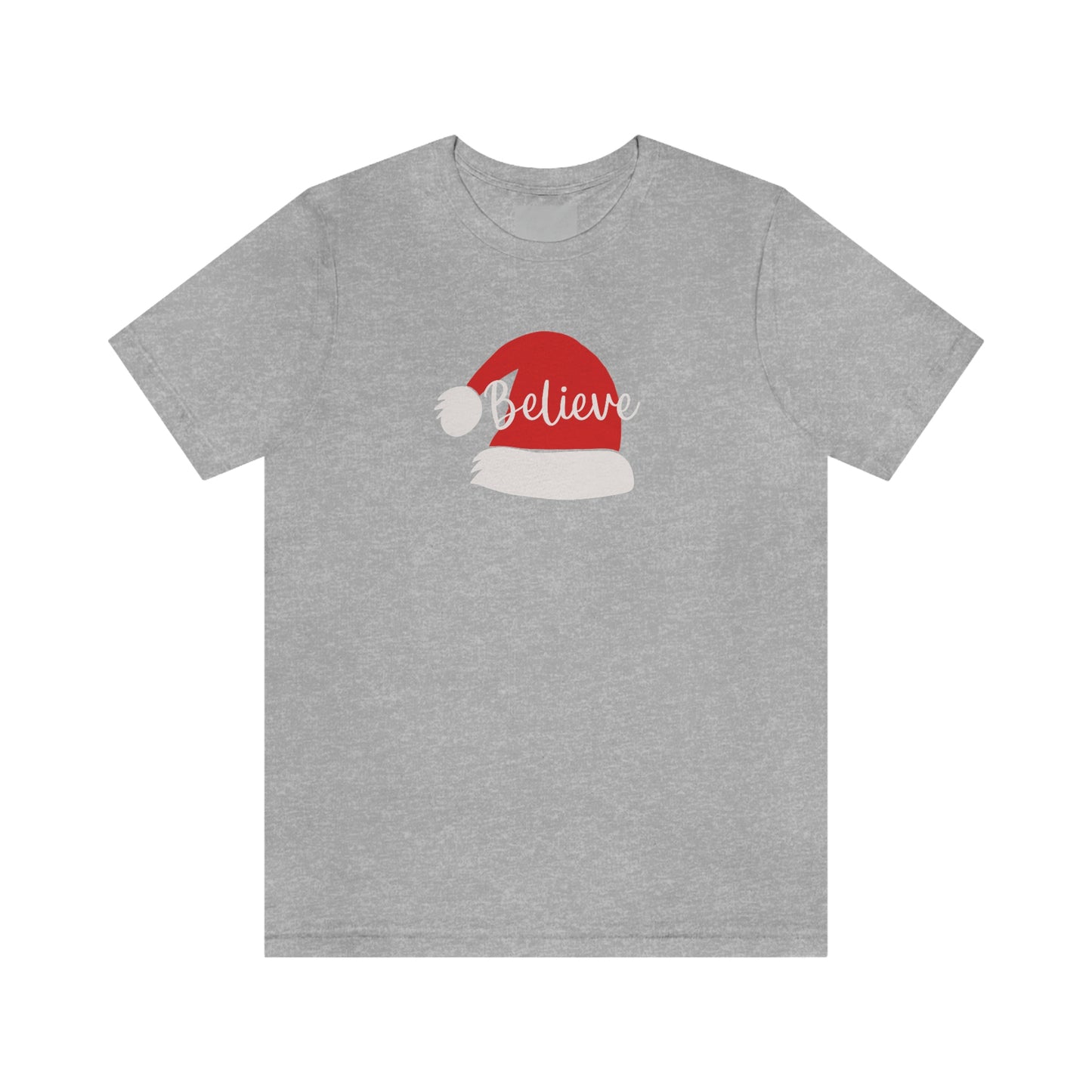 Holiday Santa Hat Unisex Jersey Short Sleeve Tee