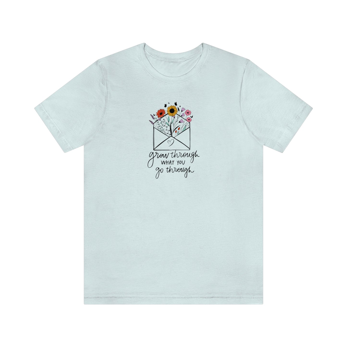 NWT - Wildflowers Grow Through Unisex Jersey Short Sleeve Tee