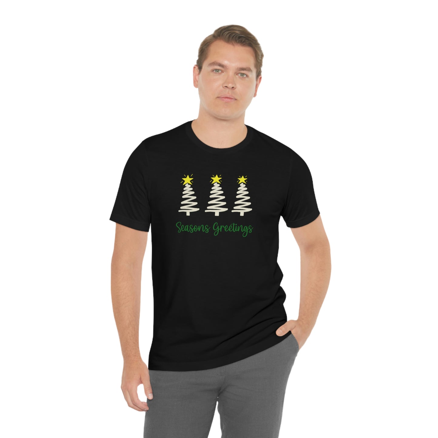 Holiday Seasons Greetings Unisex Jersey Short Sleeve Tee