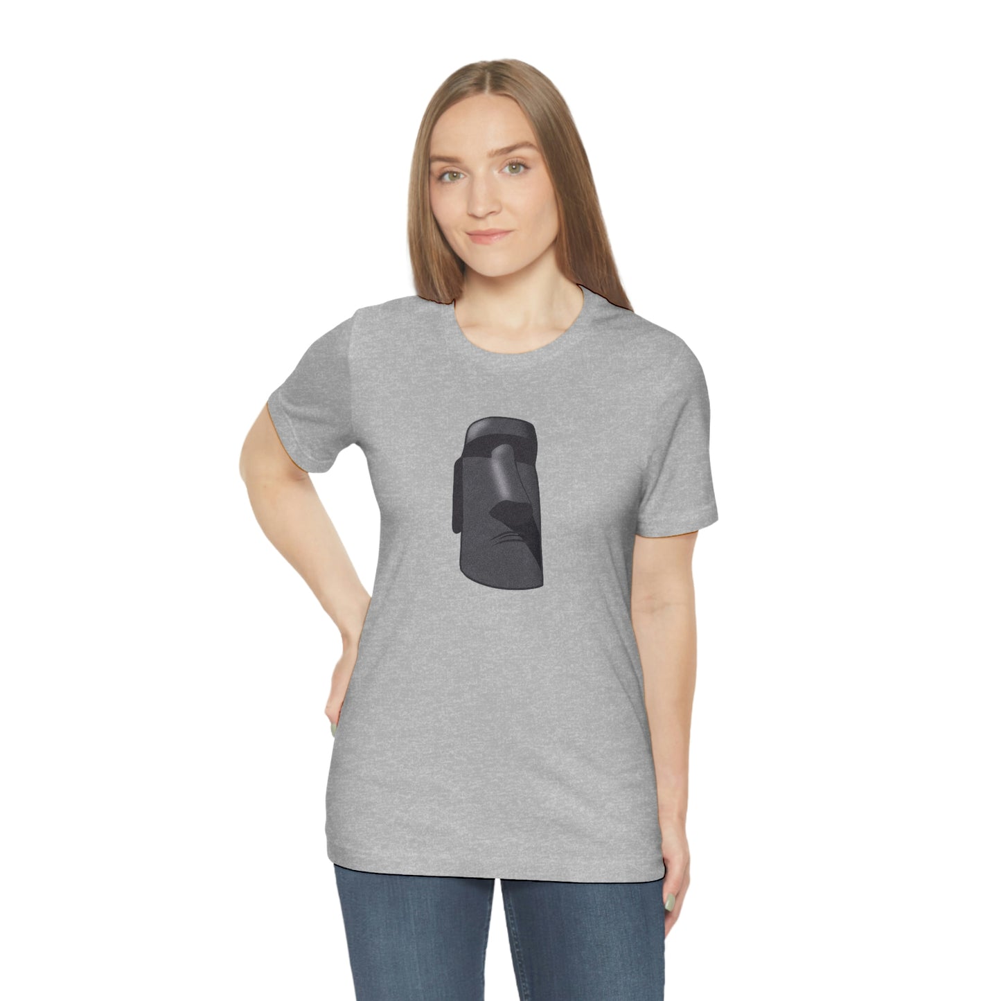 NWT Moai Statue Unisex Jersey Short Sleeve Tee