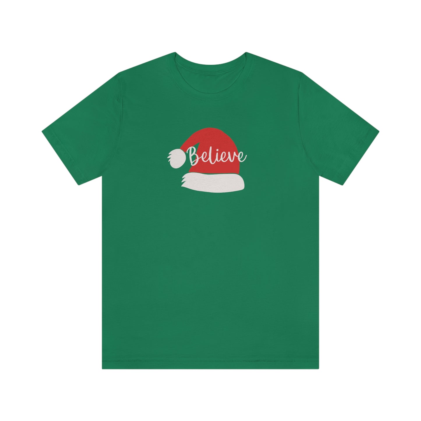 Holiday Santa Hat Unisex Jersey Short Sleeve Tee