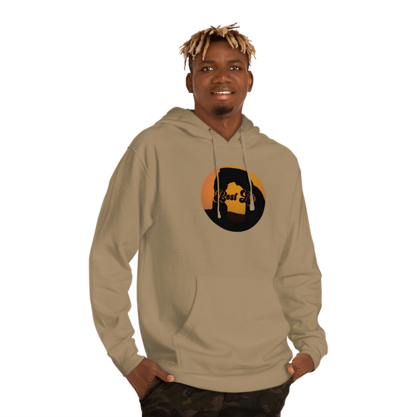 Best Life- Moab Arch Unisex Hooded Sweatshirt