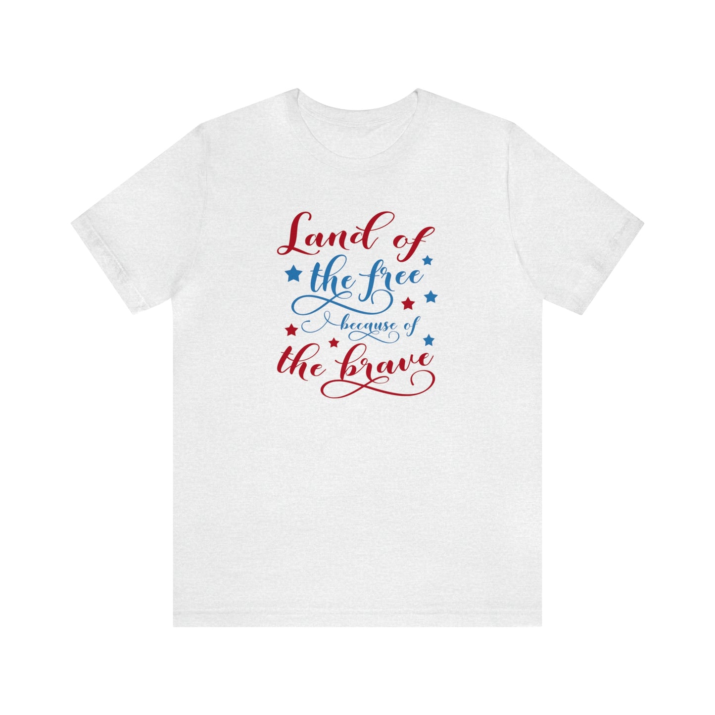 NWT- Land of the Free Unisex Jersey Short Sleeve Tee