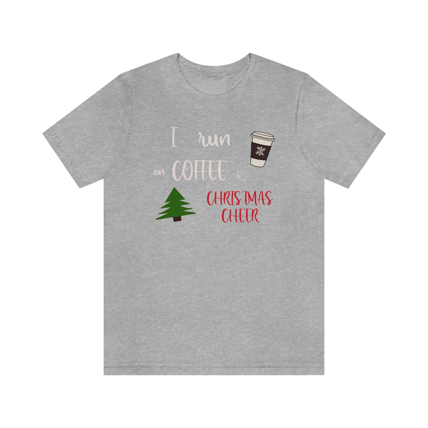 Holiday Coffee and Cheer Unisex Jersey Short Sleeve Tee