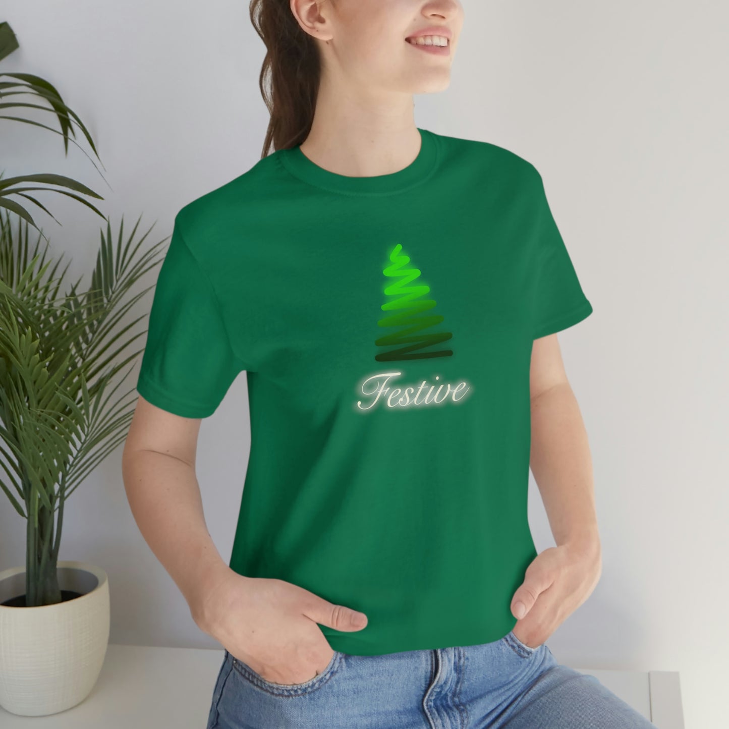 Holiday Festive Unisex Jersey Short Sleeve Tee